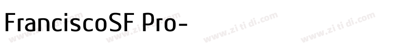 FranciscoSF Pro字体转换
